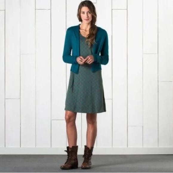 Horny Toad Bellflower Empire Waist Knee Length Dress Size XS - Picture 1 of 7